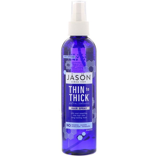 Jason Natural‏, Thin to Thick، بخاخ لزيادة كثافة الشعر، 8 أونصات سائلة (237 مل)