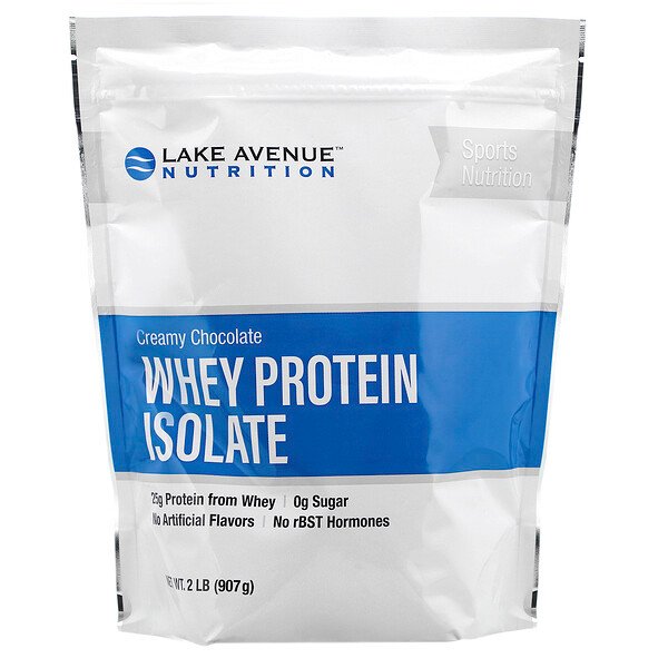 Lake Avenue Nutrition‏, بروتين شرش اللبن المعزول، بالشيكولاتة والكريمية، 2 رطل (907 جم)