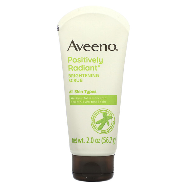 Aveeno, Positively Radiant, Skin Brightening Scrub, 2 oz (56.7 g)
